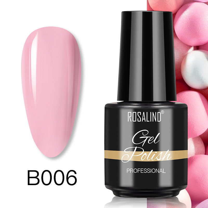 Rosalind New Pure Color Nail Polish 7ML Plastic Bottle Rosalind New Pure Color Nail Polish 7ML Plastic Bottle